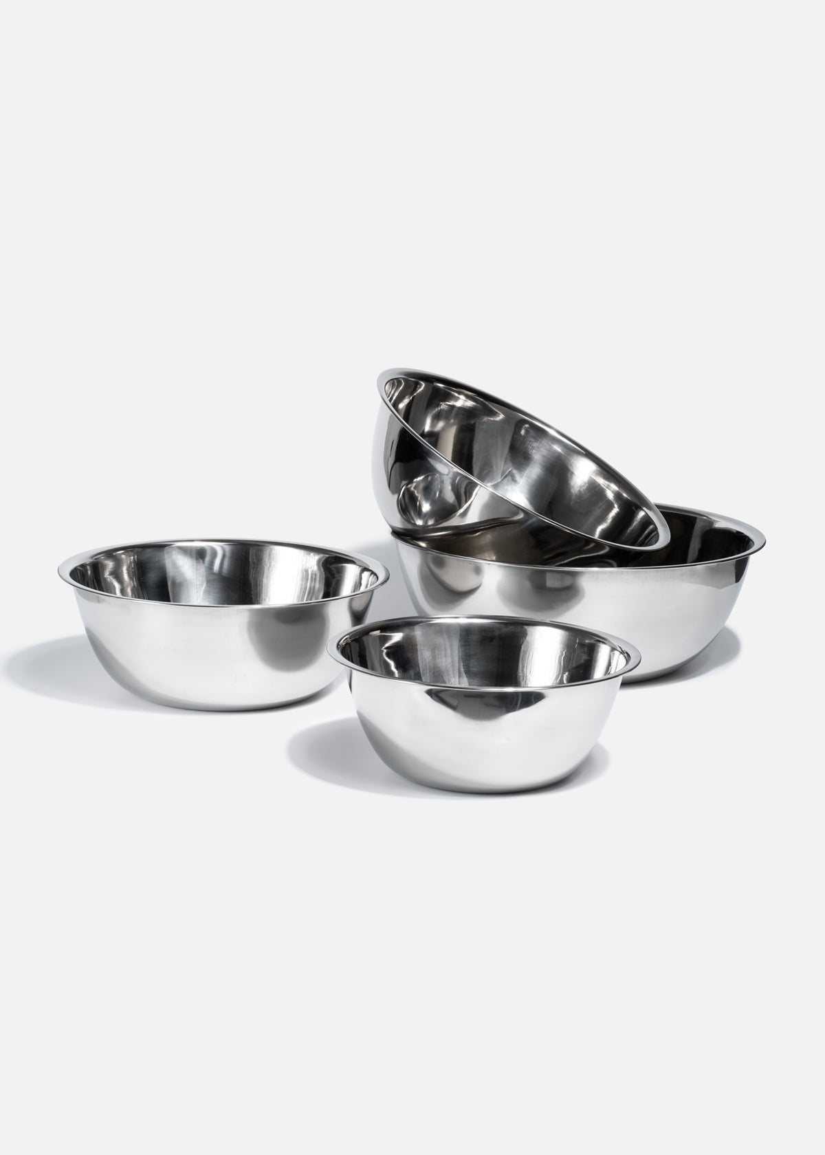 Bowls de de acero inoxidable plata Pulse 2, 3.4, 4 y 5.4 L — imagen de producto