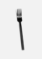 Tenedor para postre negro satinado de acero inoxidable para restaurantes y eventos Elexa 18 cm — imagen de producto
