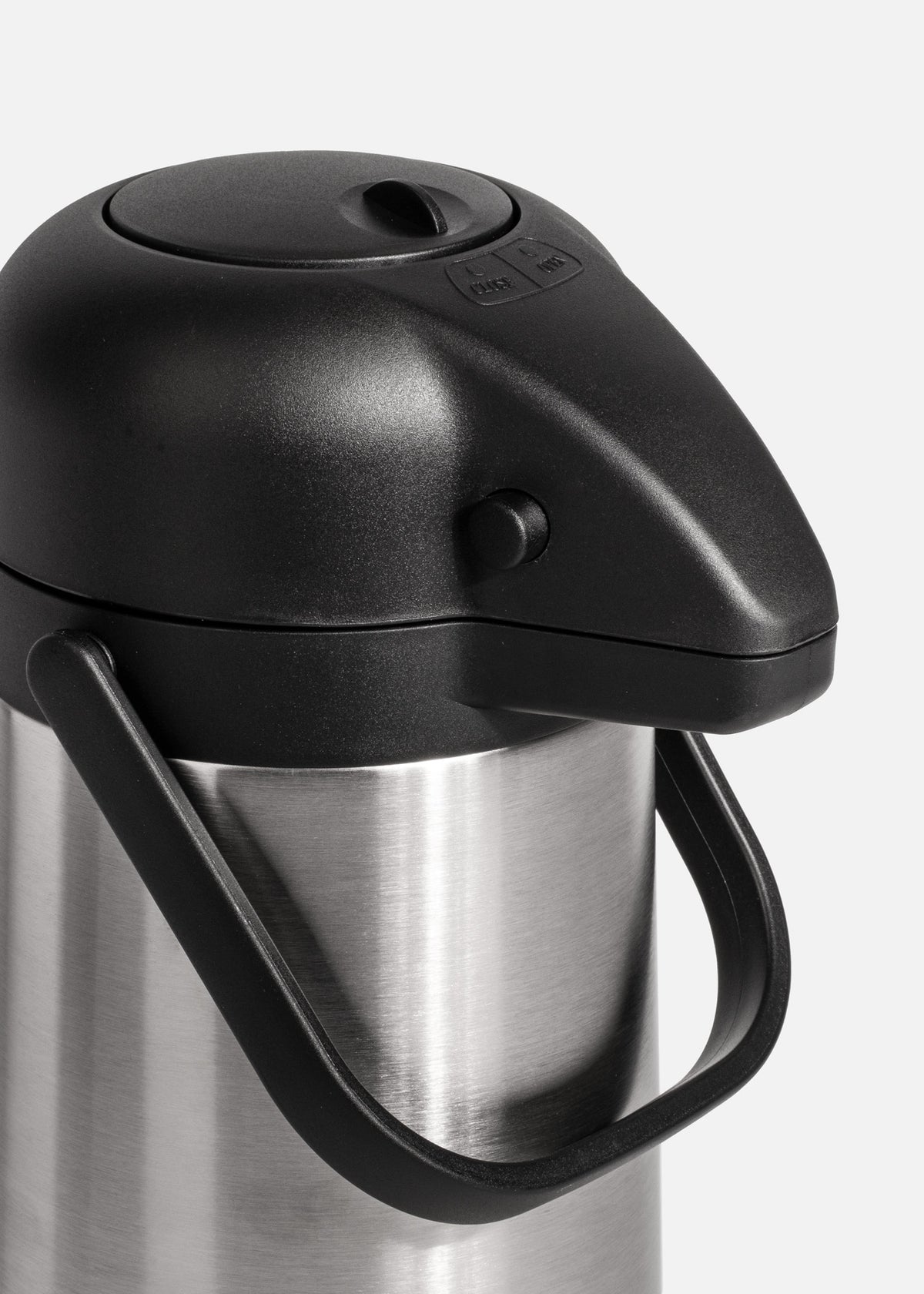 Termo bomba dispensador de acero inoxidable plata con tapa brewthru ideal para hoteles y restaurantes 2.2 L — imagen de producto