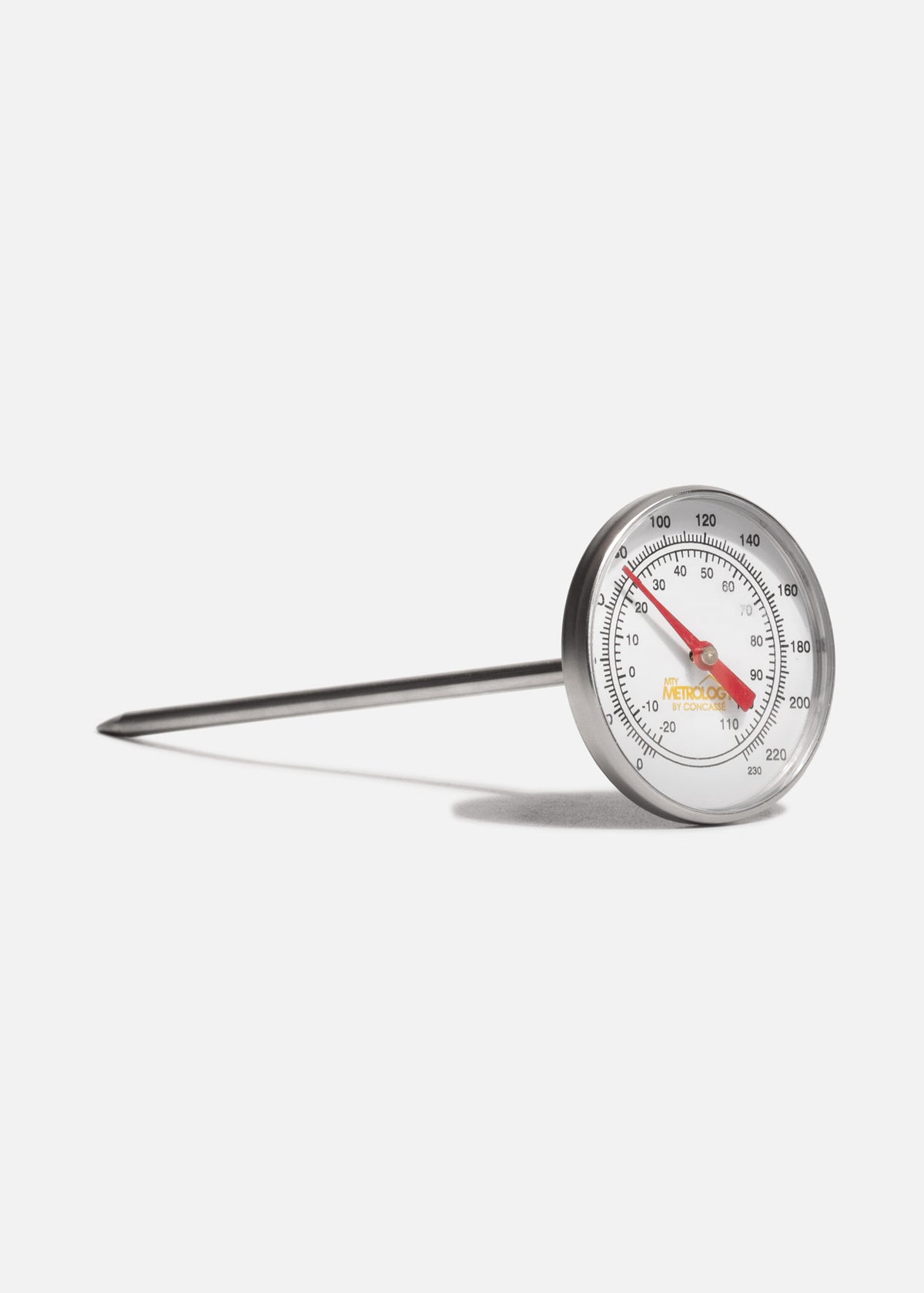 Termómetro de cocina de bolsillo para alimentos de acero inoxidable con funda para alimentos de -20° a 110° C — imagen de producto
