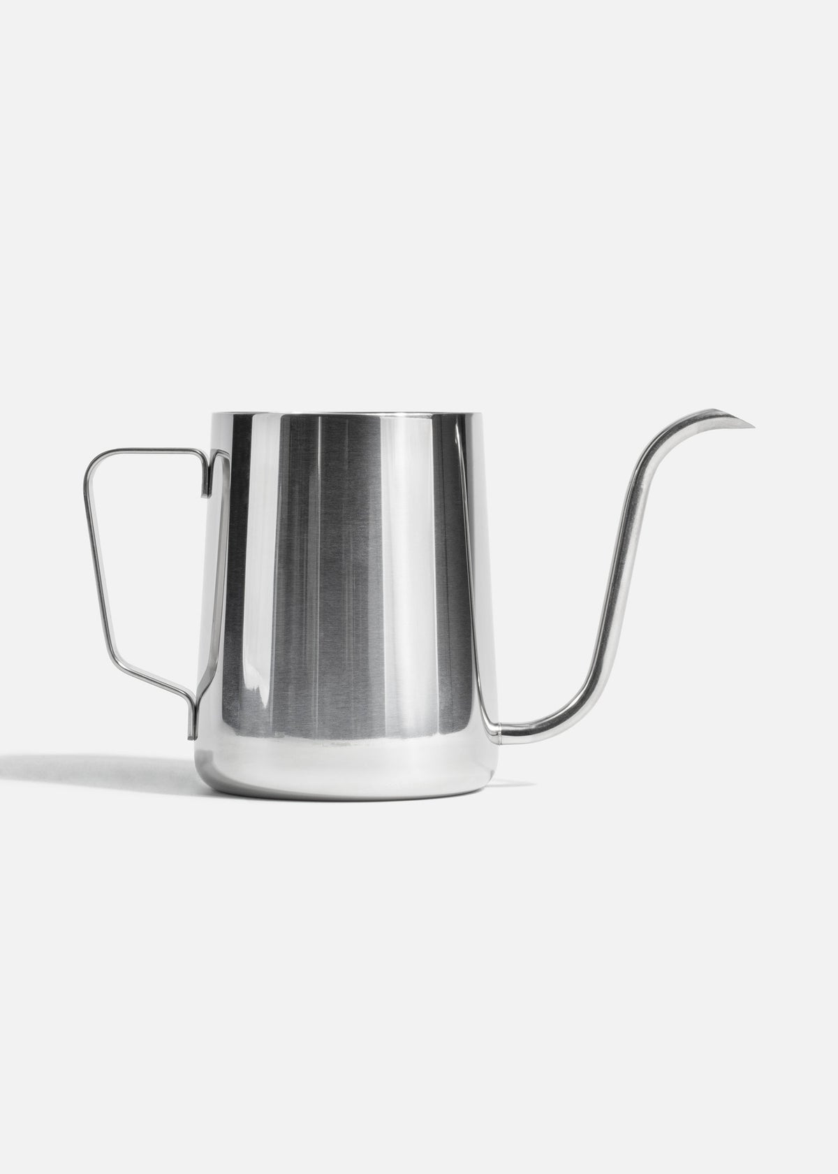 Tetera cuello de cisne de acero inoxidable plata 600 ml — imagen de producto