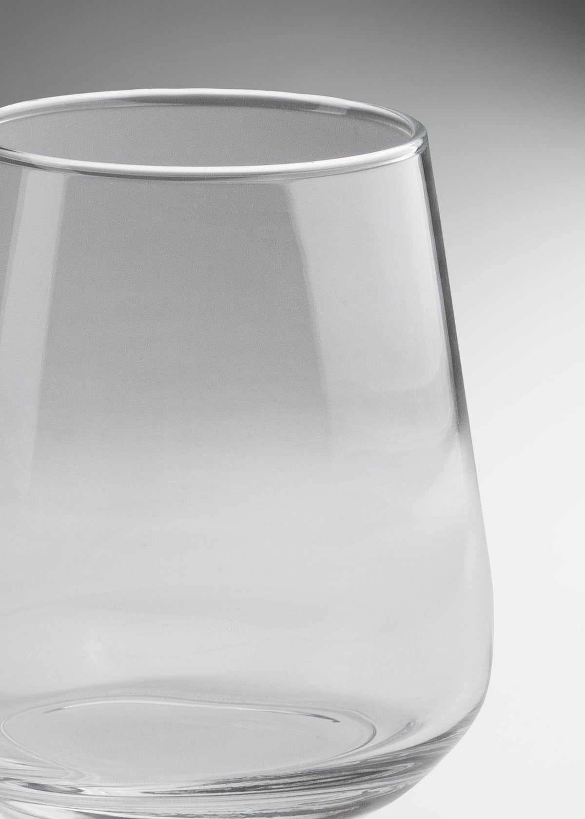 Vaso para agua Old Fashion de vidrio templado transparente Mencía 350 ml — imagen de producto