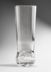 Vaso cervecero de vidrio transparente con base en forma de balón resistente para bar, restaurante o micheladas Kicks 420 ml — imagen de producto