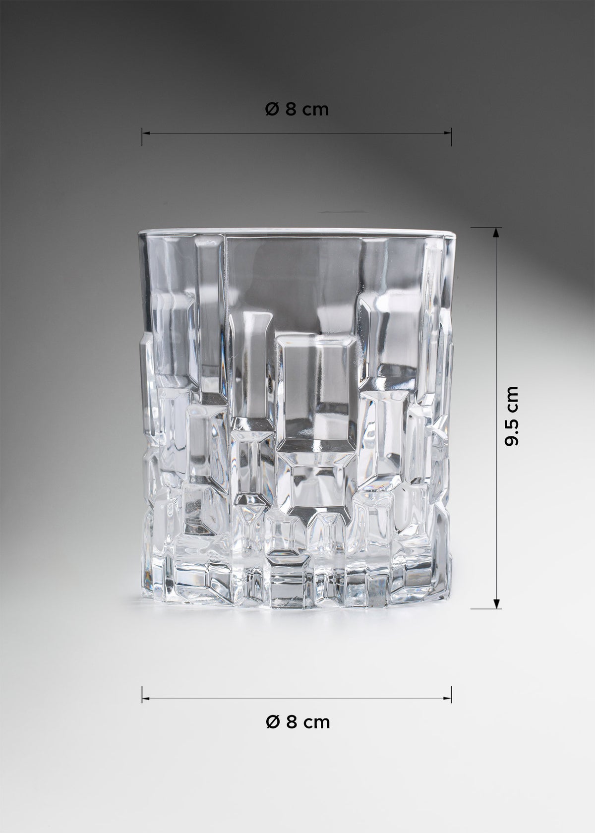 vaso cristal medidas maha
