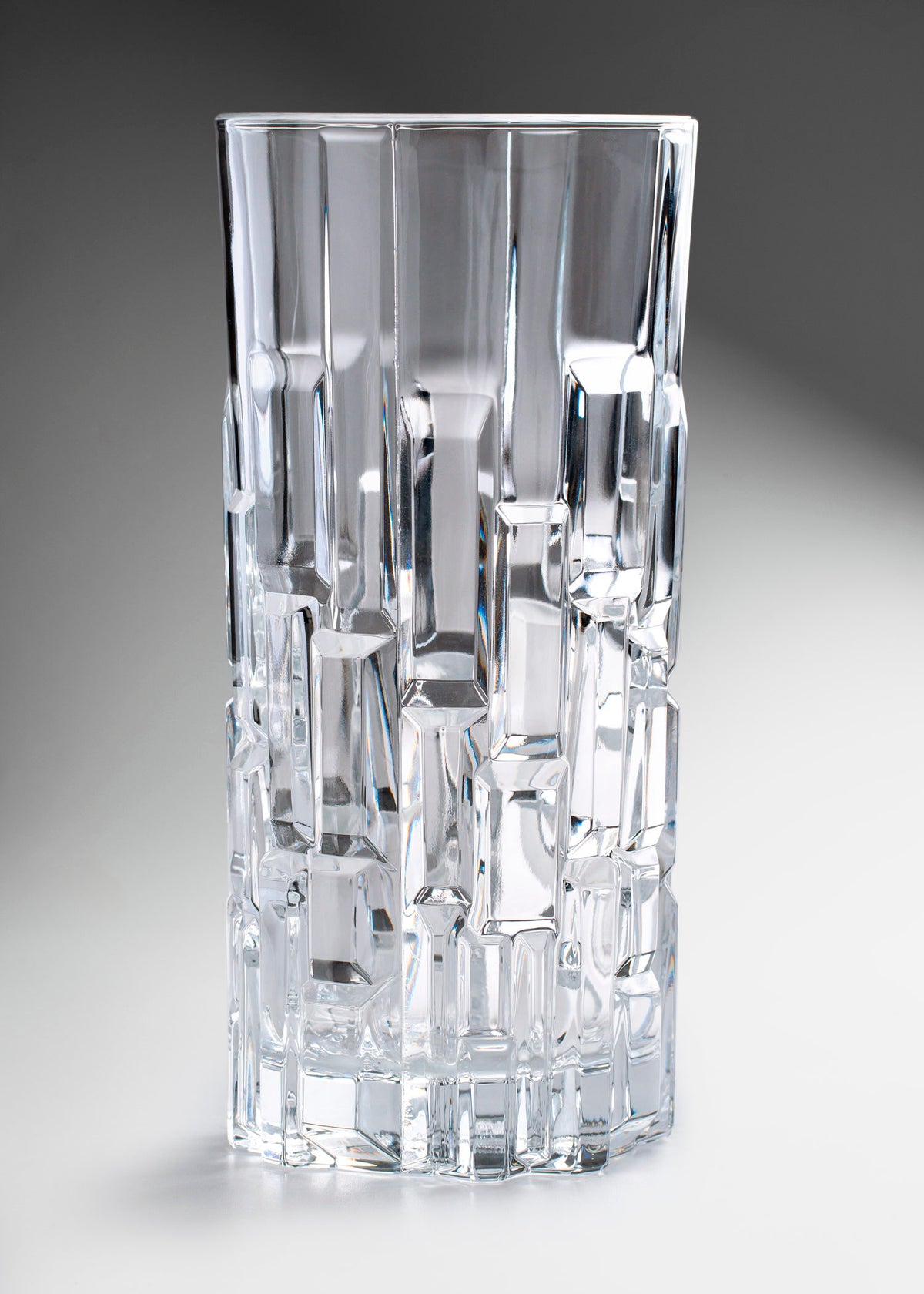 Vaso de cristal transparente H.B. Cubic 340 ml — imagen de producto, vista 1