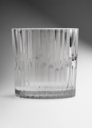 Vaso old fashion de vidrio transparente Flashes 304 ml — imagen de producto