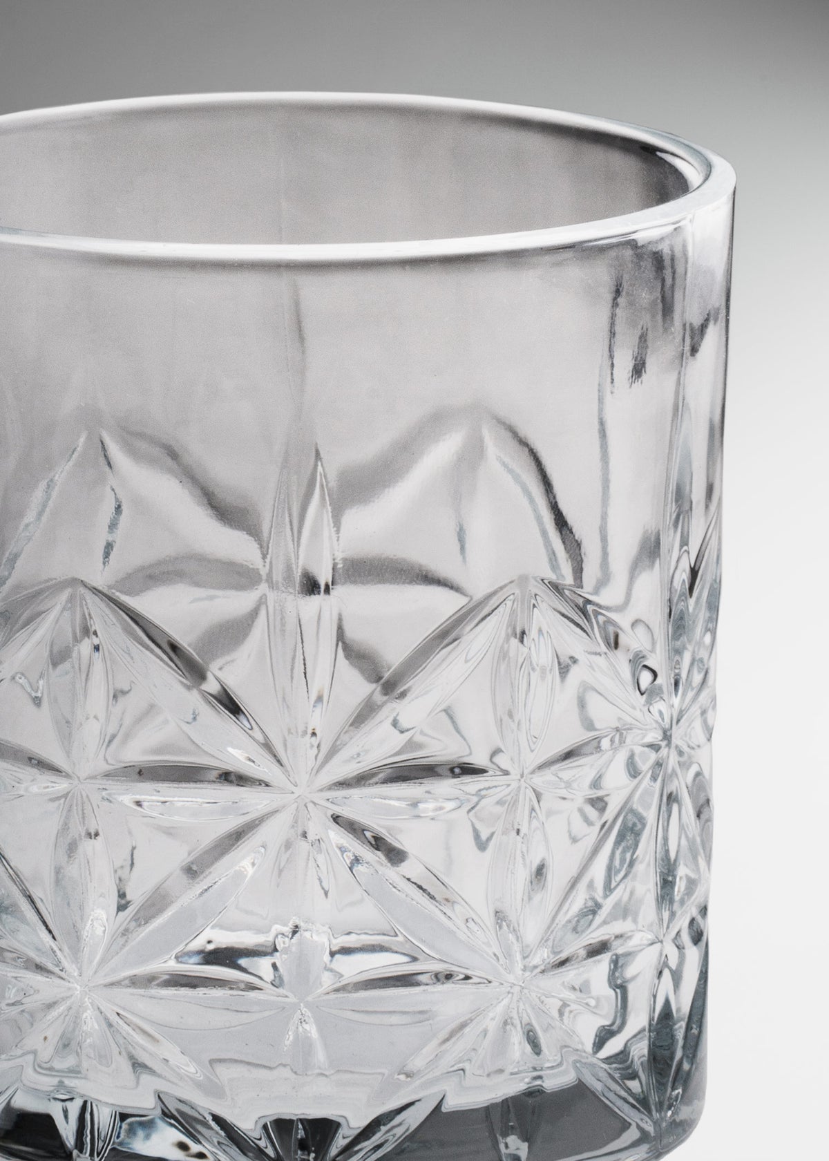 Vaso de vidrio transparente Old Fashion Liam 350 ml — imagen de producto