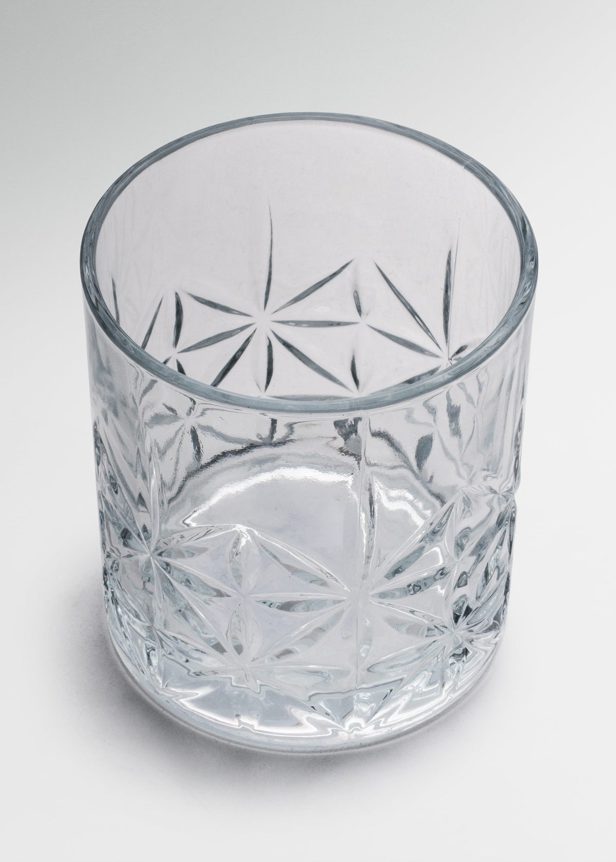Vaso de vidrio transparente Old Fashion Liam 350 ml — imagen de producto