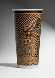 Vaso de papel para bebida fría mundial 650 ml / 22 oz — imagen de producto