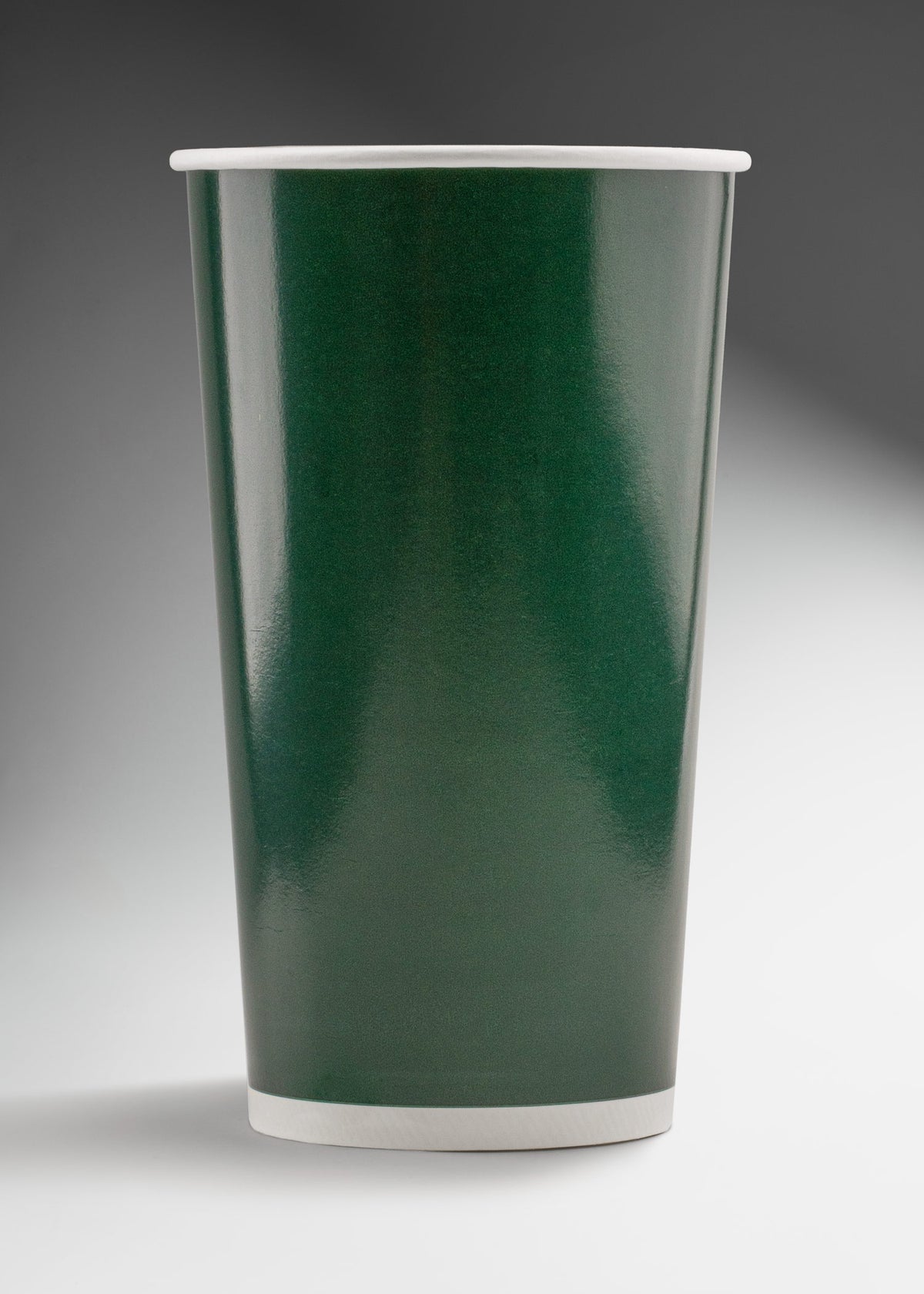 Vaso de papel para bebida frÃ­a verde 44 oz