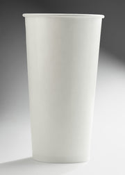 Vaso de papel blanco para bebidas frías 21.9 oz / 650 ml — imagen de producto