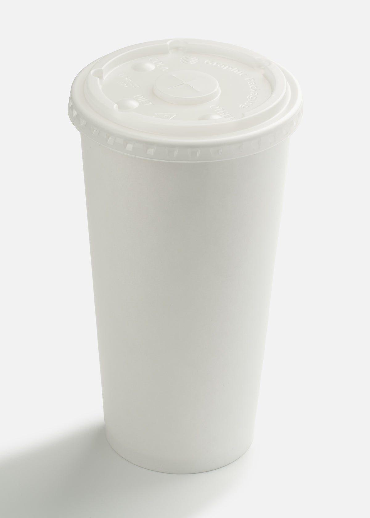 Vaso de papel blanco para bebidas frías 21.9 oz / 650 ml — imagen de producto