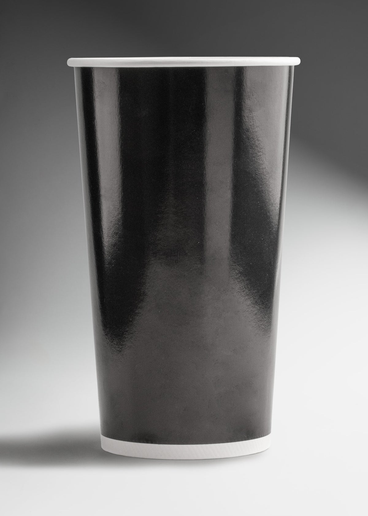 Vaso de papel para bebida frÃ­a negro 44 oz
