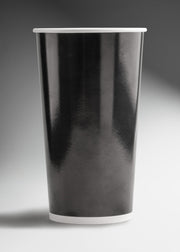 Vaso de papel para bebida frÃ­a negro 44 oz
