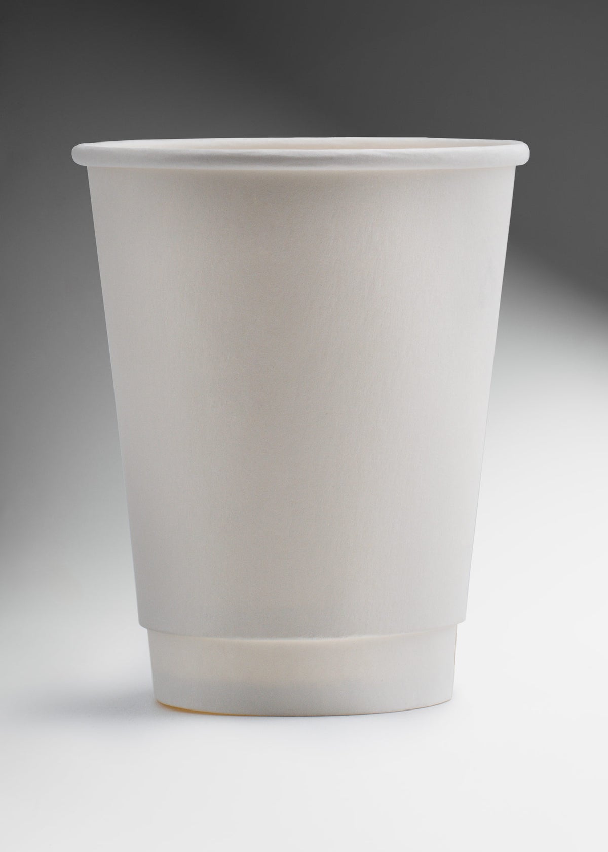 Vaso de papel doble pared blanco para bebida caliente 16 y 12 oz — imagen de producto