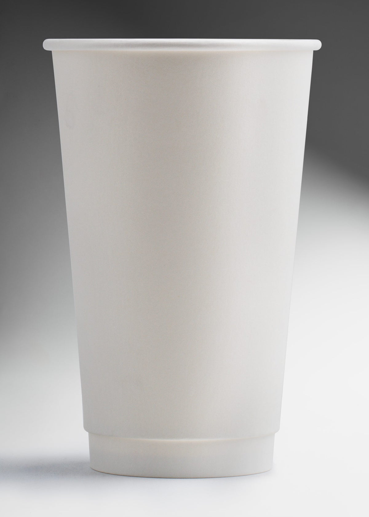 Vaso de papel doble pared blanco para bebida caliente 16 y 12 oz — imagen de producto