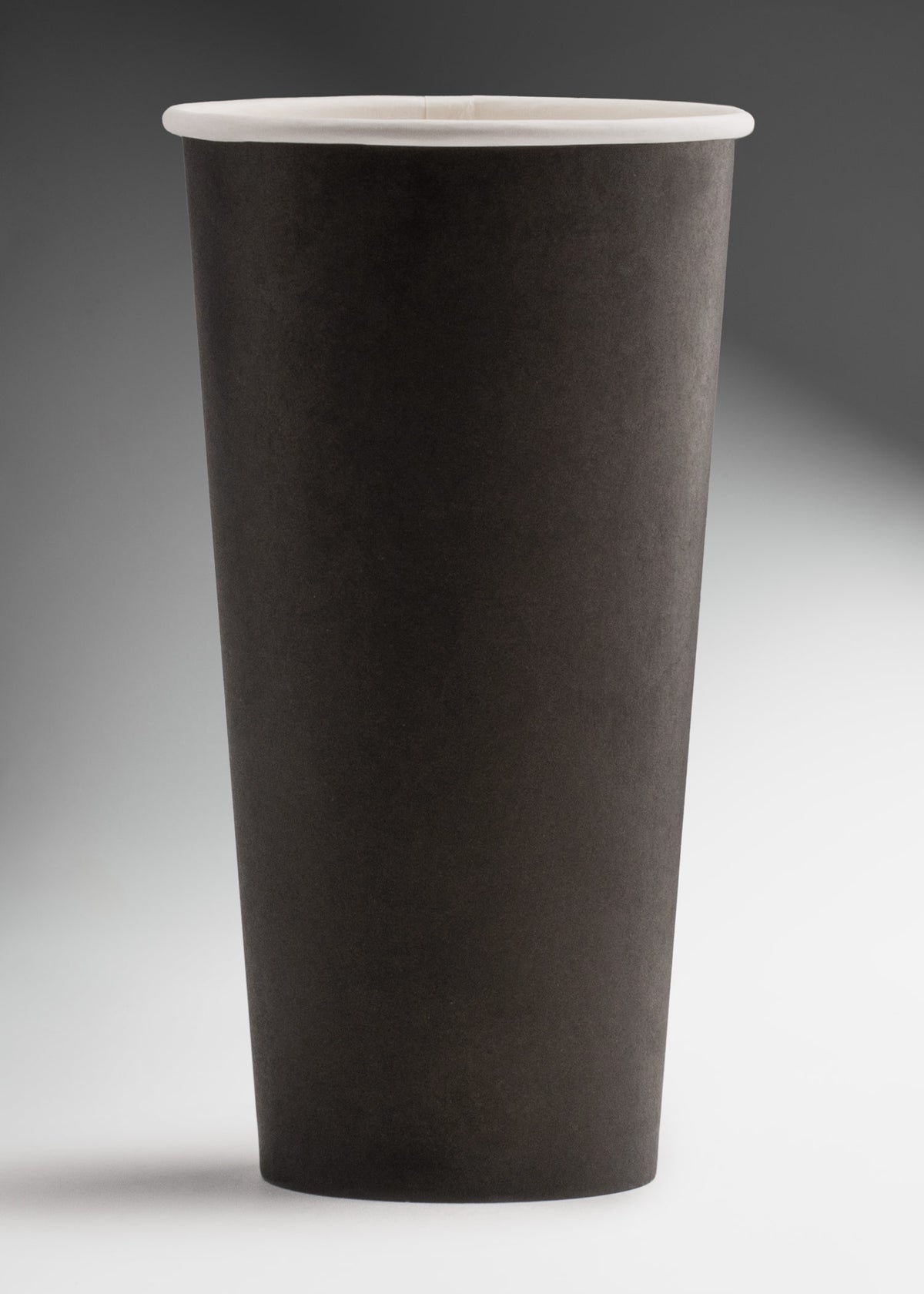 Vaso de papel negro para bebida caliente de 10, 12 16 y 20 oz — imagen de producto
