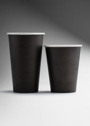 Vaso de papel negro para bebida caliente de 10, 12 16 y 20 oz — imagen de producto