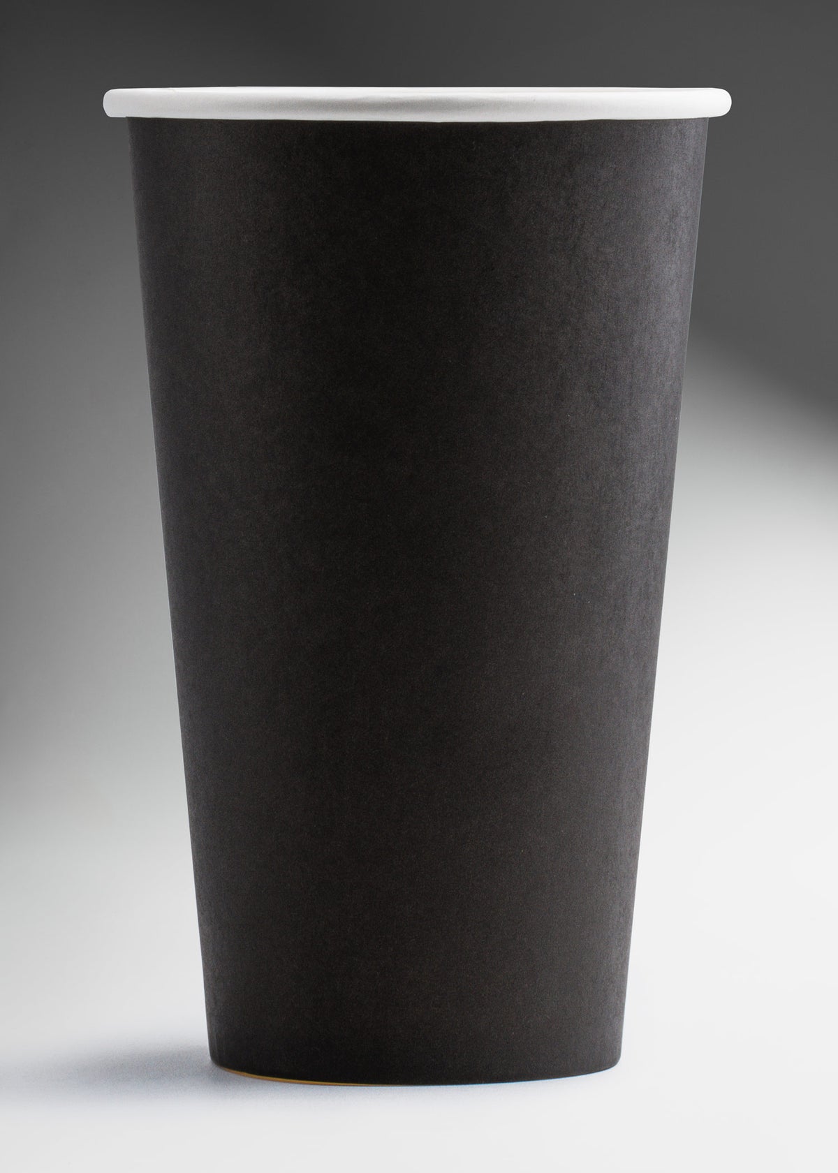 Vaso de papel negro para bebida caliente de 10, 12 16 y 20 oz — imagen de producto
