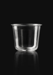 Vaso de polietileno transparente U Pet 12 oz para cafeterias, restaurantes, juguerias, neverias, delivery y eventos