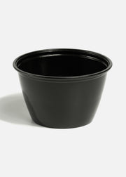 Vaso de plástico / polipropileno negro Souffle 118 ml/ 4 oz — imagen de producto