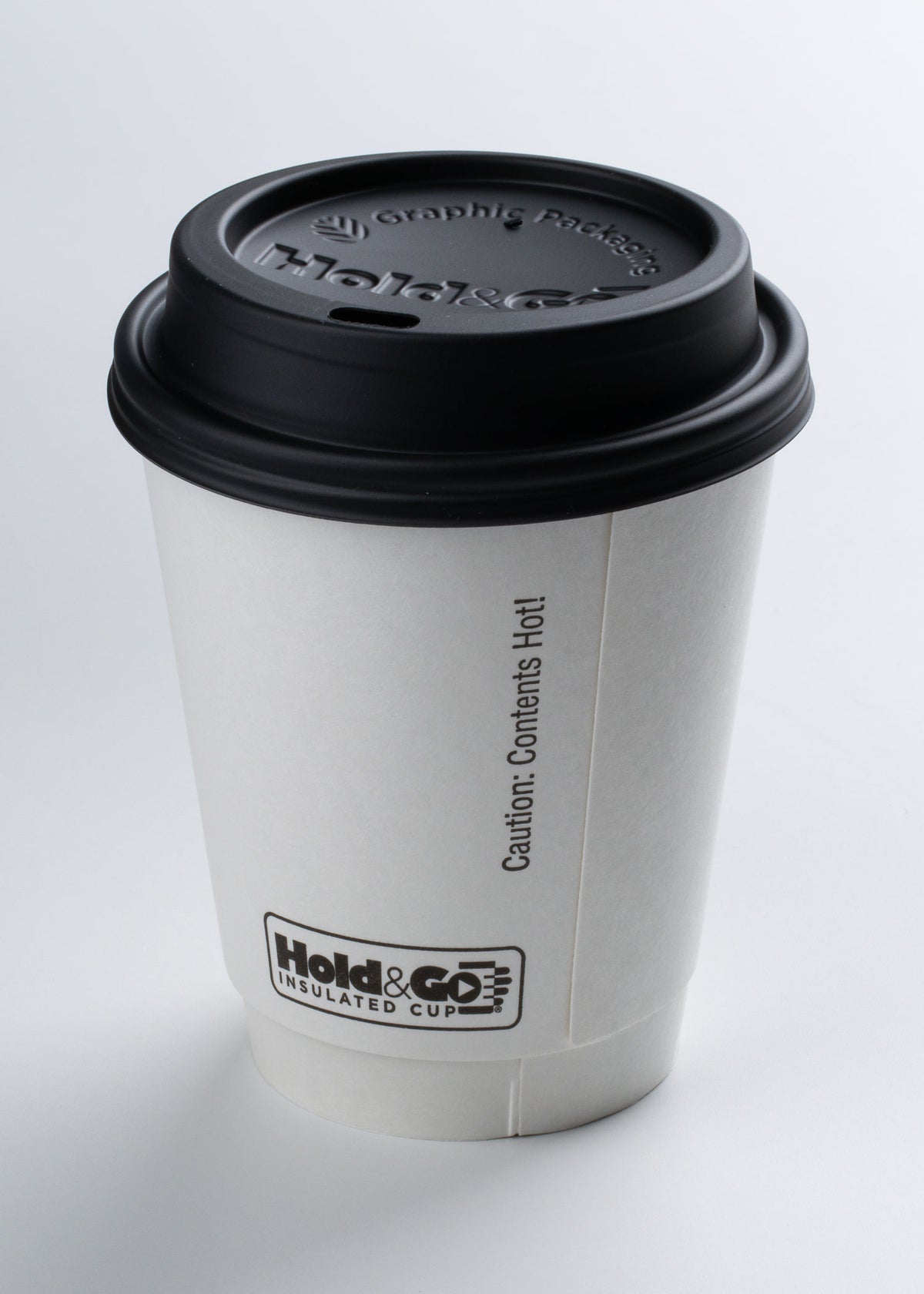 Vaso de papel blanco para café doble pared Hold & Go 8 oz / 236 ml. Premium — imagen de producto, vista 3