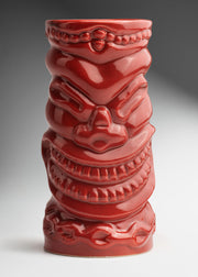 Vaso tiki de cerámica rojo Kai 500 ml — imagen de producto