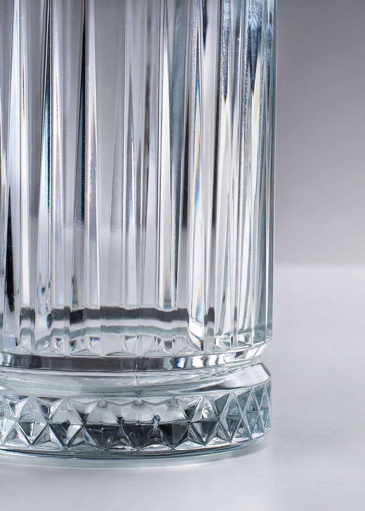 Vaso vidrio cortado transparente Elysia H.B. 445 ml — imagen de producto, vista 2