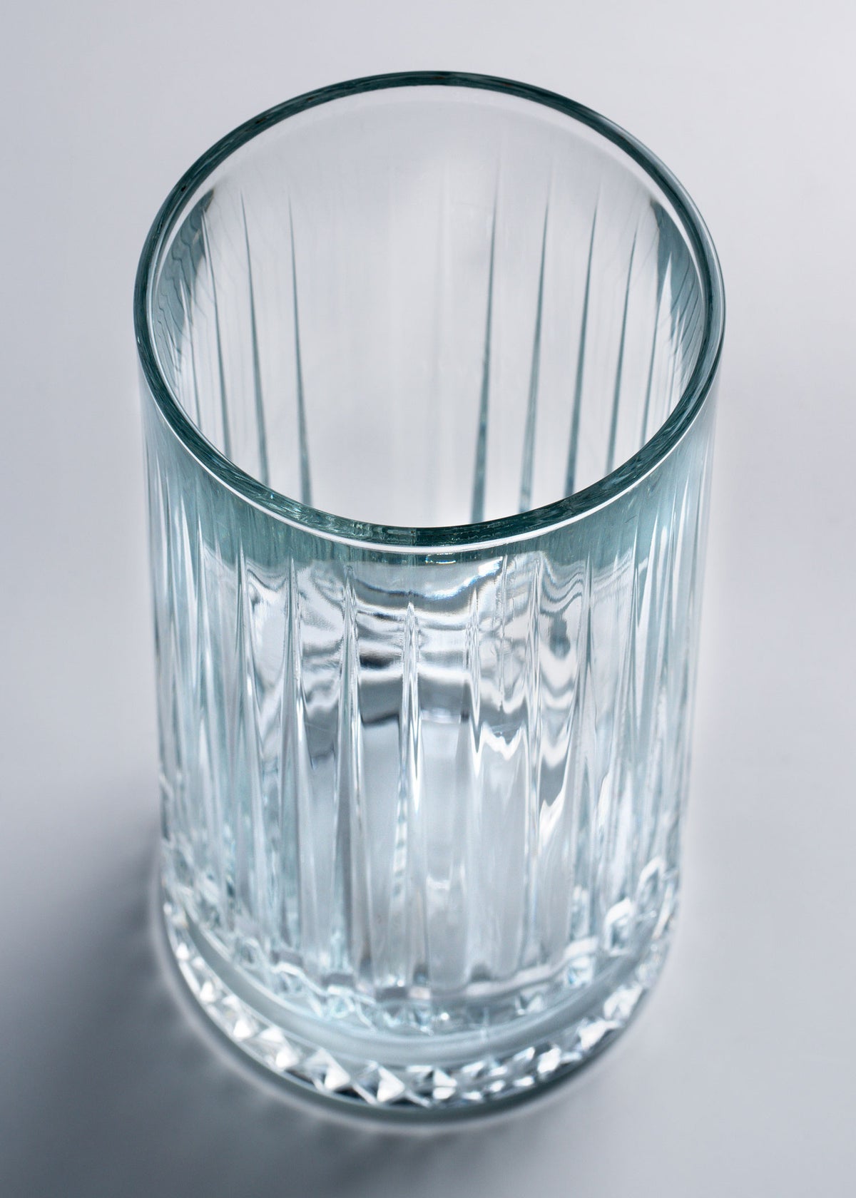 Vaso vidrio cortado transparente Elysia H.B. 445 ml — imagen de producto, vista 3