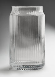 Vaso de vidrio transparente Lata Lines 480 ml — imagen de producto