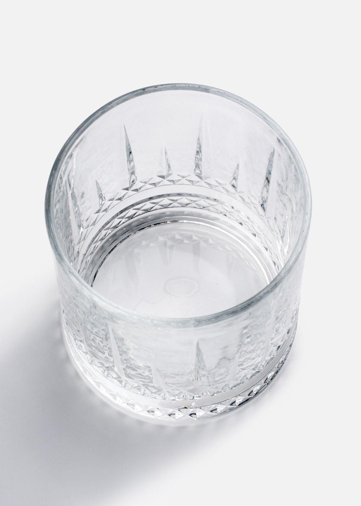 Vaso de vidrio transparente Malfi O.F. 370 ml — imagen de producto, vista 3