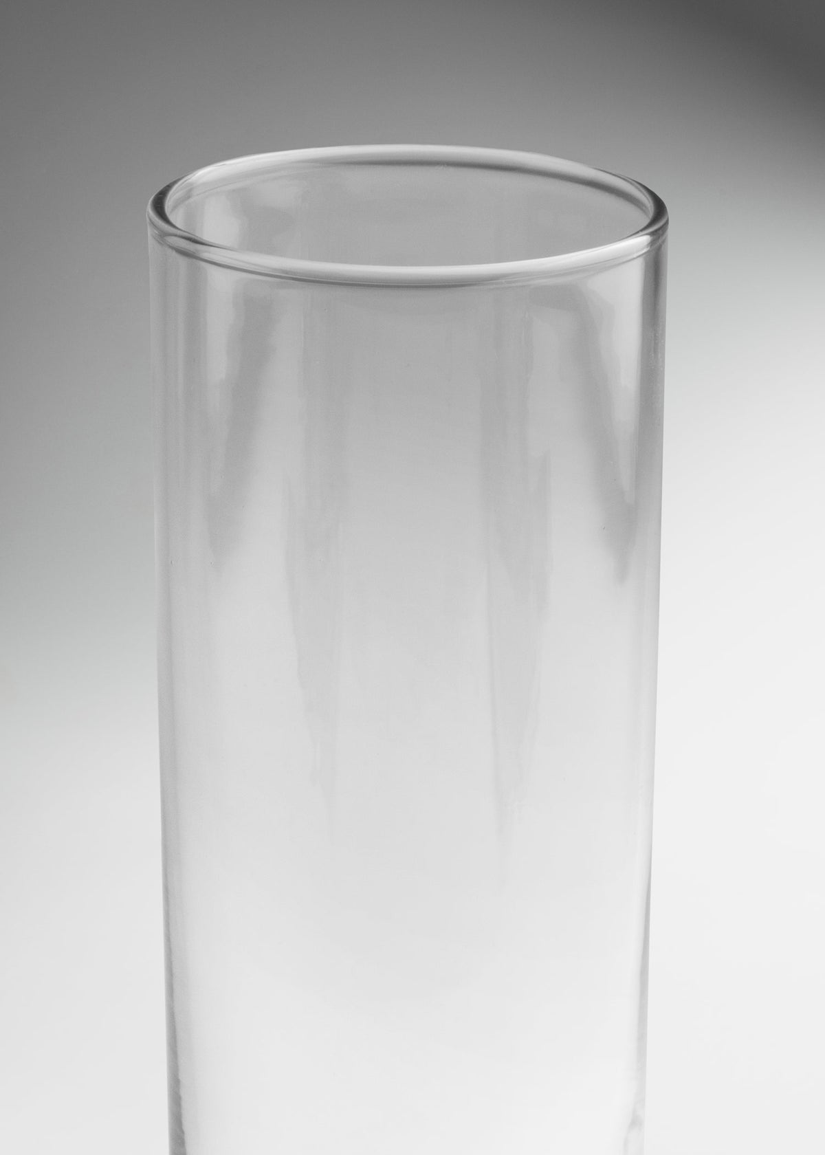 Vaso tubo soplo de vidrio transparente Lunita 313 ml — imagen de producto