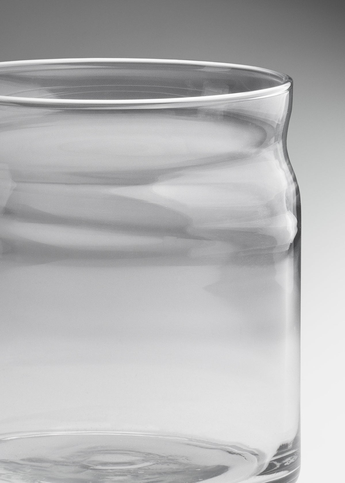 Vaso para vela de vidrio transparente Candle Round 310 ml — imagen de producto