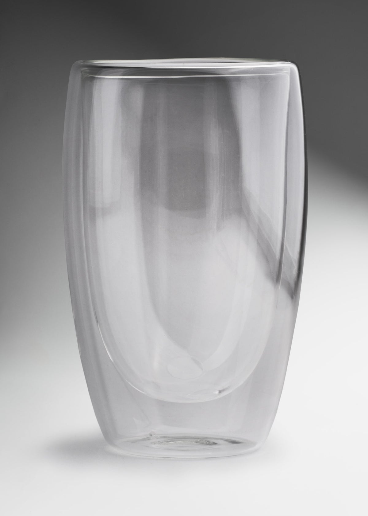 Vaso highball de vidrio borosilicato doble pared transparente Erin 480 ml — imagen de producto
