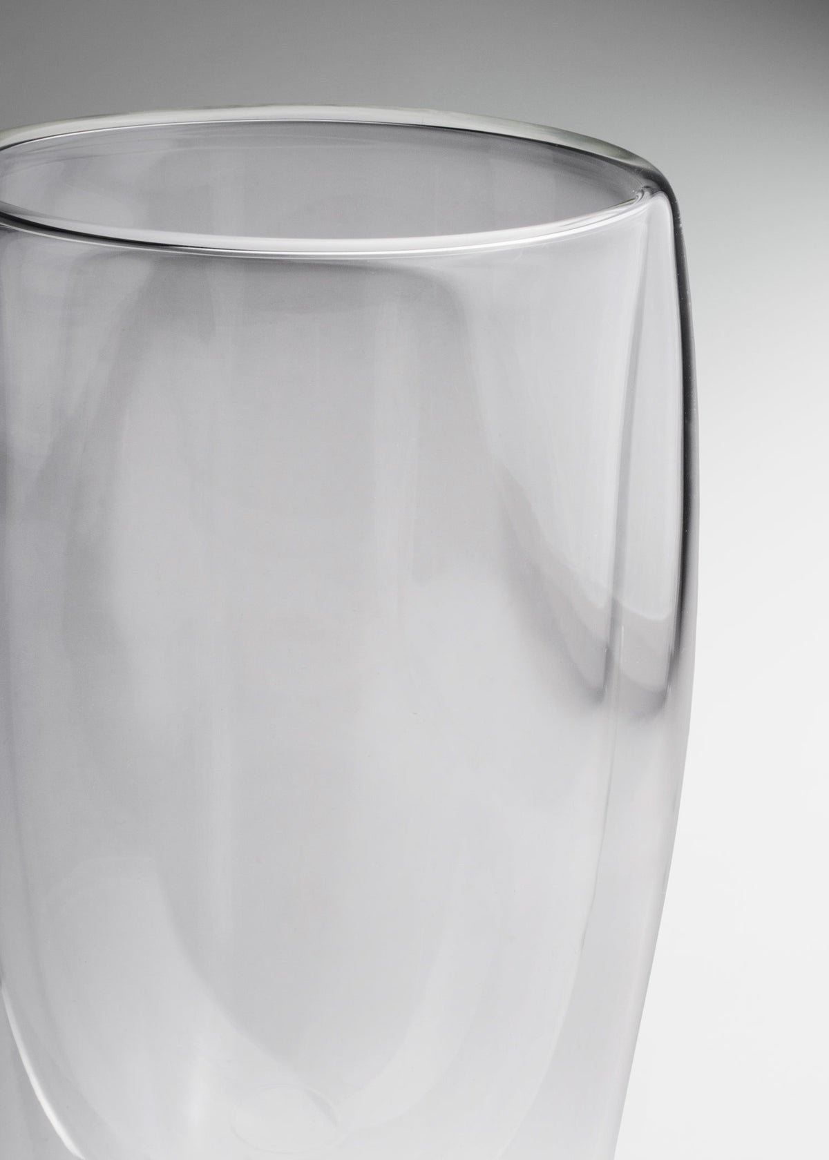 Vaso highball de vidrio borosilicato doble pared transparente Erin 480 ml — imagen de producto
