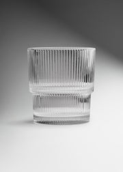 Vaso de vidrio transparente Old Fashion Dof Lines 300 ml — imagen de producto