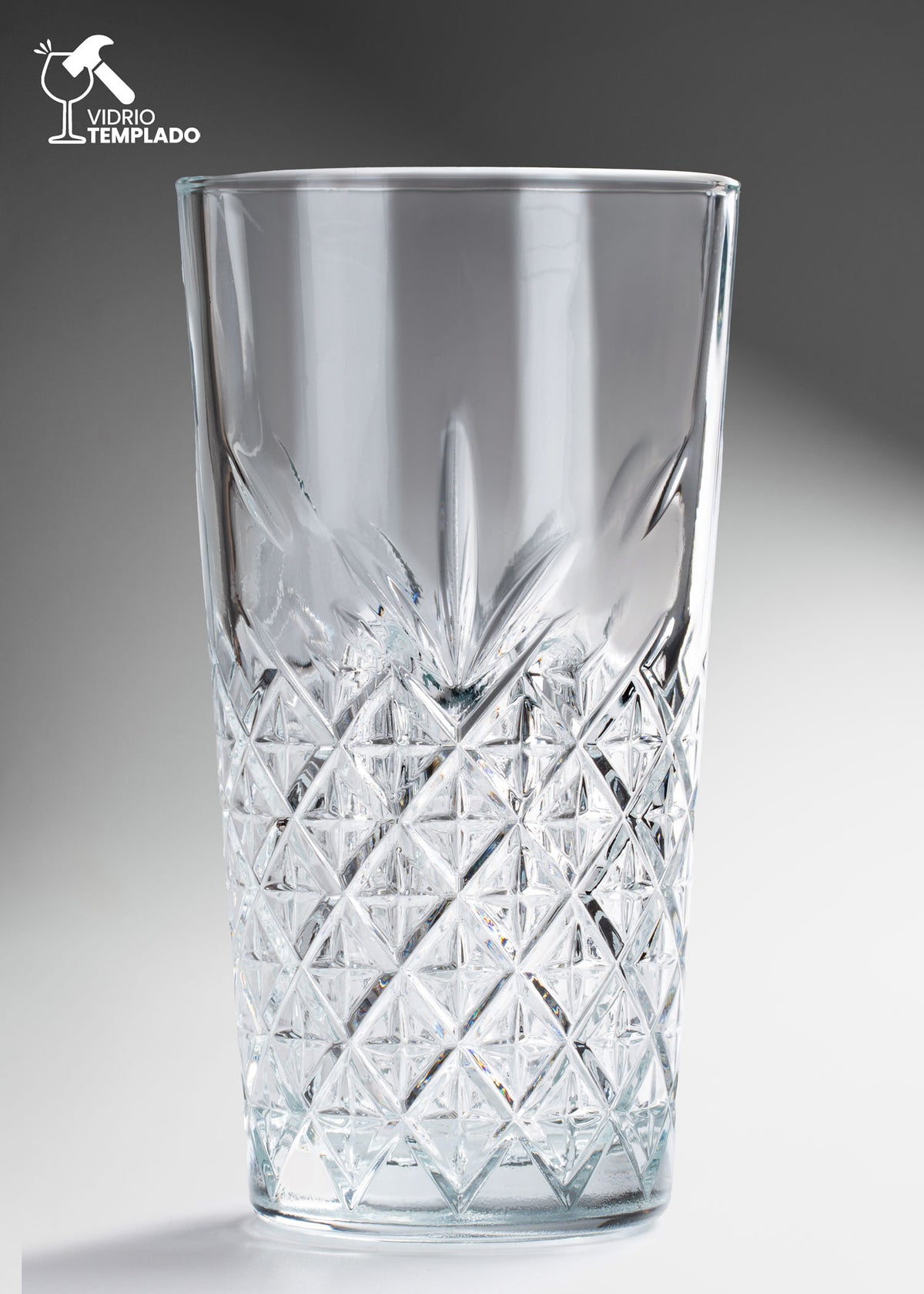 Vaso de vidrio templado transparente apilable Timeless H.B 360 ml — imagen de producto, vista 6