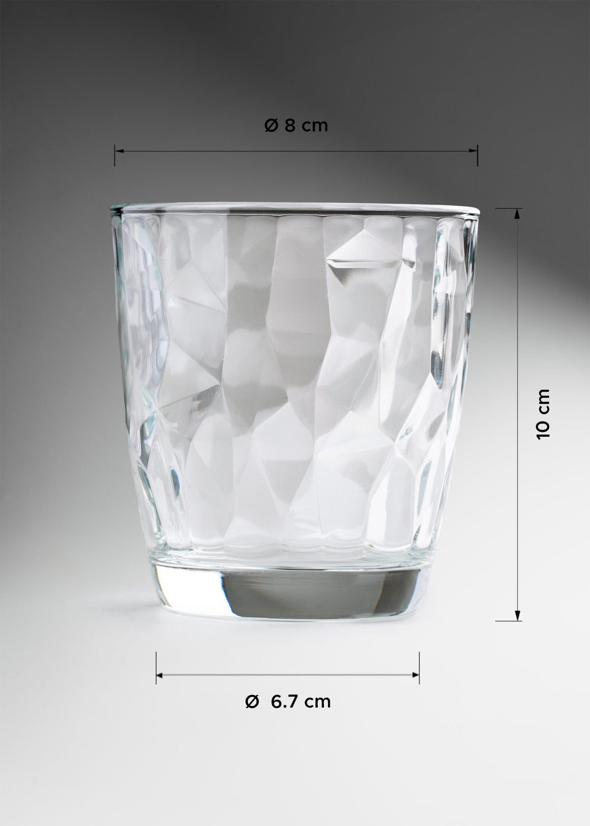 vaso vidrio transparente medidas maha