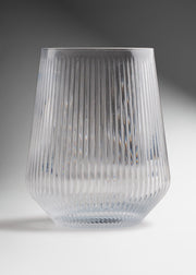 Vaso de vidrio transparente Old Fashion para restaurantes y cafeterías Lines 340 ml — imagen de producto