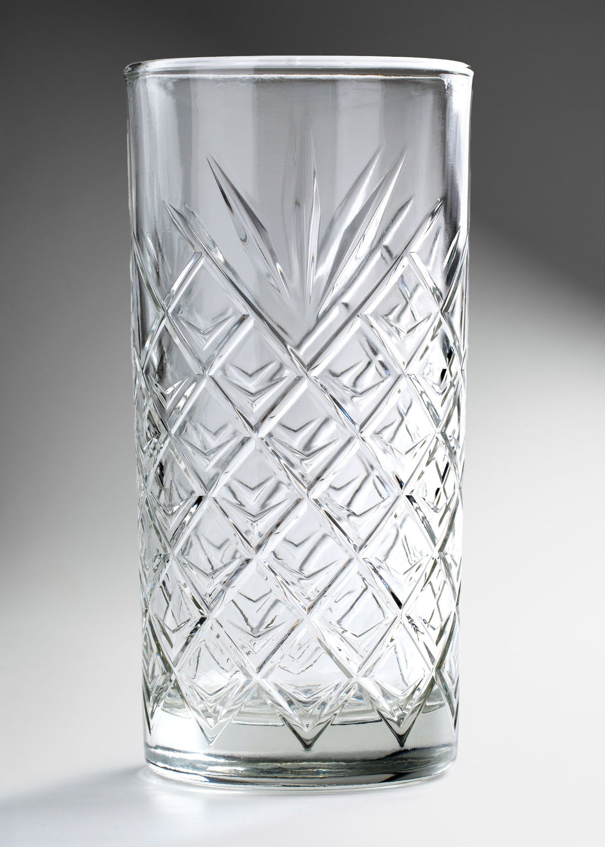 Vaso vidrio cortado transparente Paula H.B. 475 ml — imagen de producto, vista 1