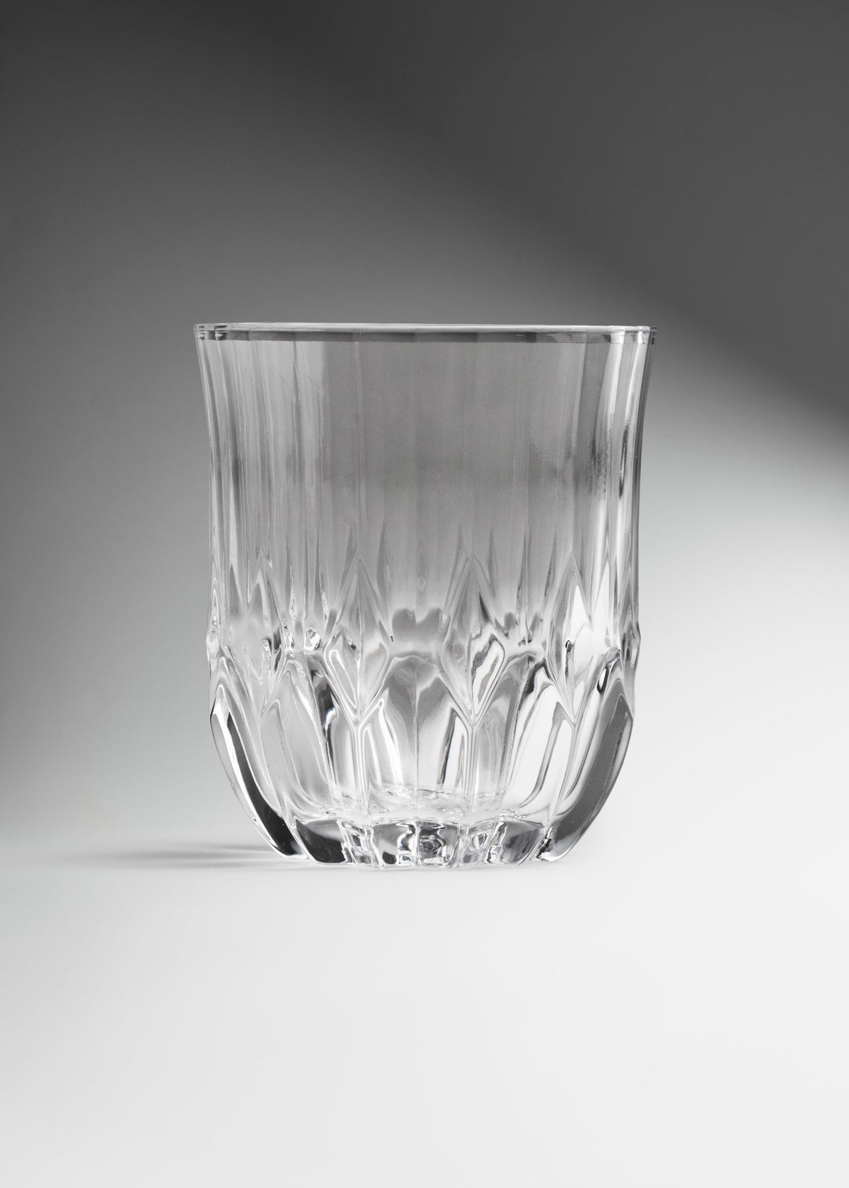 Vaso old fashion de vidrio transparente premium ideal para whisky, cocteles, ron, tequila y bebidas frias Space Dof 350 ml (12 oz) — imagen de producto