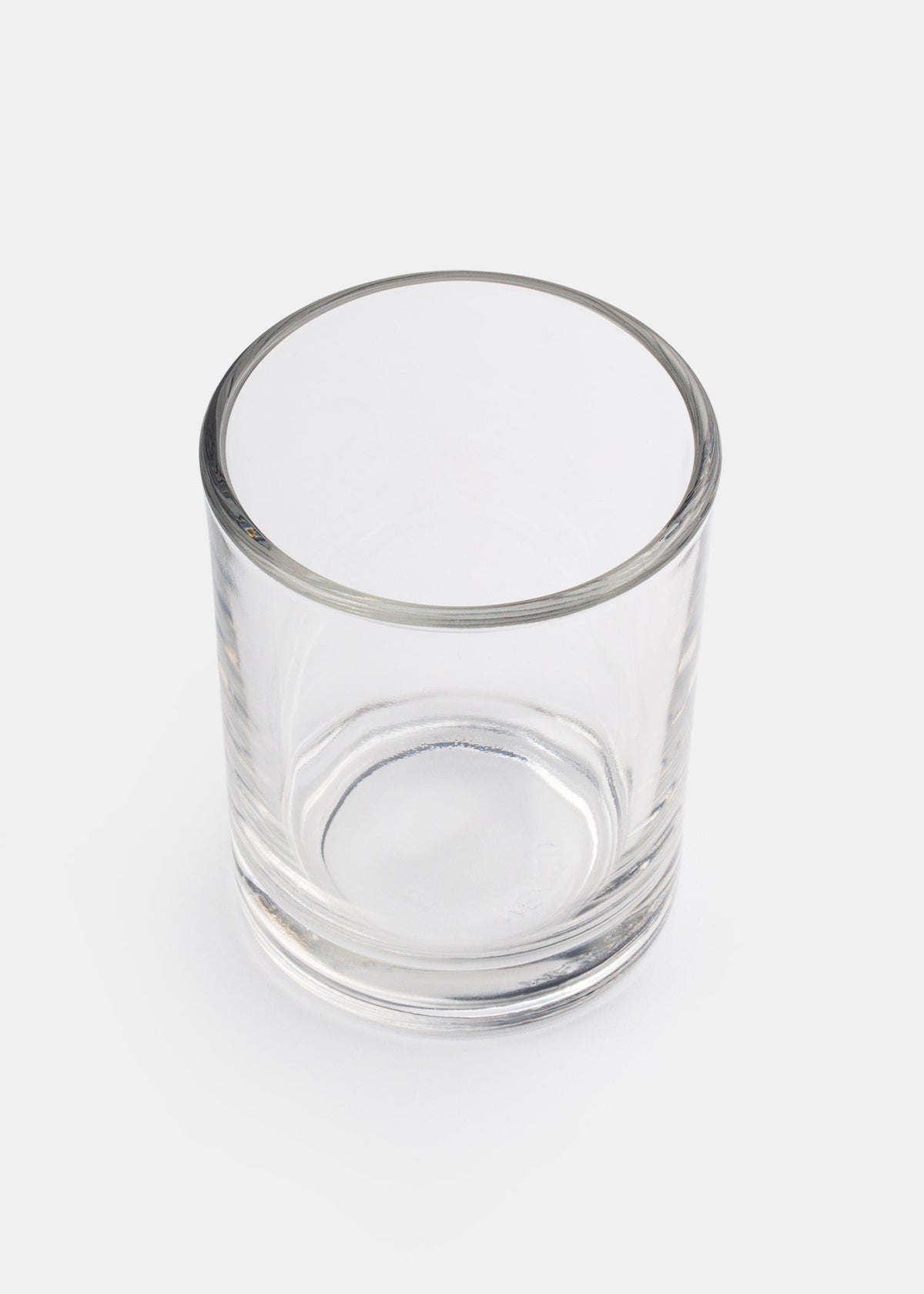 Vaso de vidrio transparente cilíndrico para velas Votivo 100 ml /3.3 oz — imagen de producto