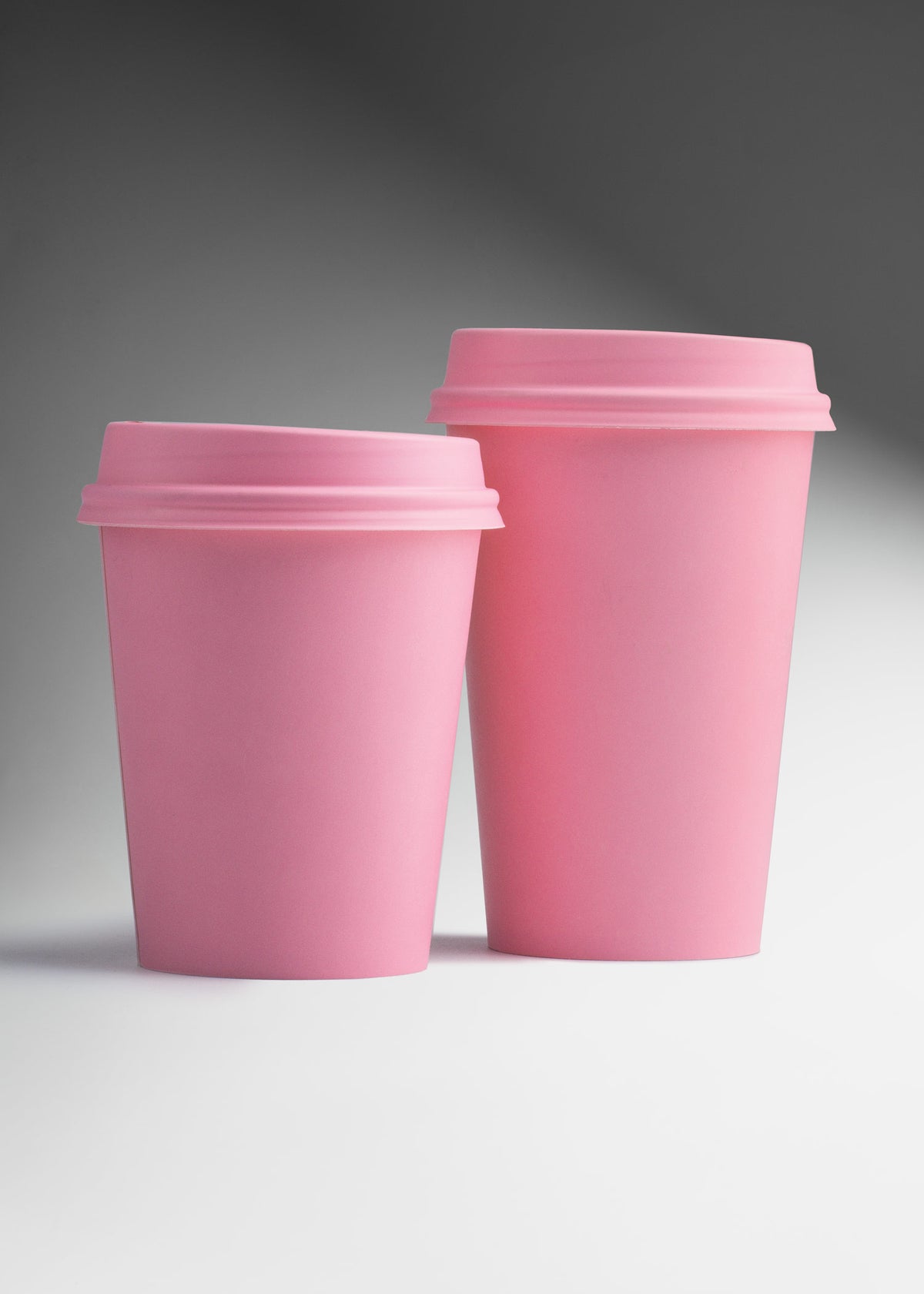 Vasos de papel para bebidas calientes rosa 16 y 12 oz — imagen de producto