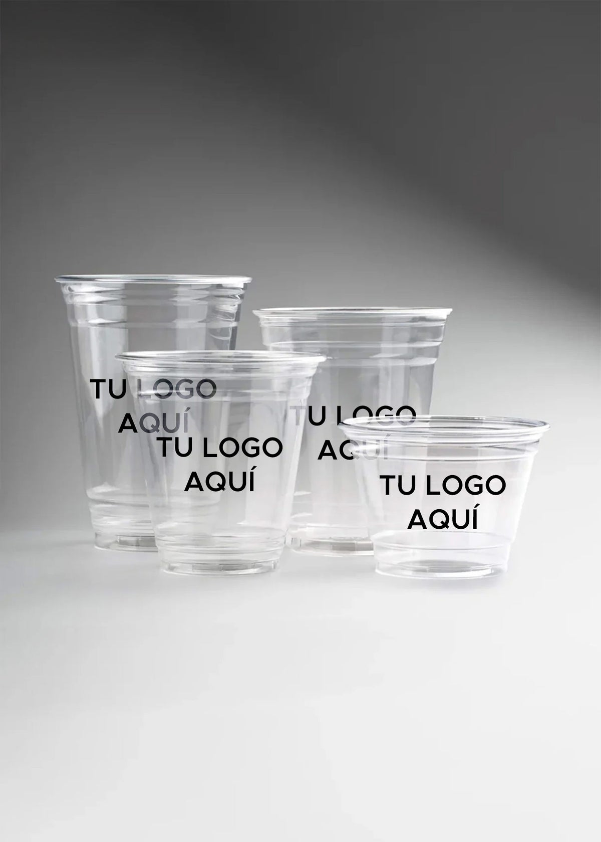 Vasos de plástico /pet  para bebidas frías Frosty Fresh personalizables 20, 16, 12 y 9 oz. Premium — imagen de producto, vista 12