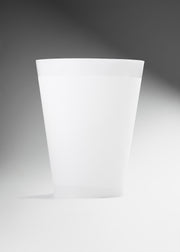 Vasos de plástico / polipropileno traslucido económico sin impresión 355 ml — imagen de producto