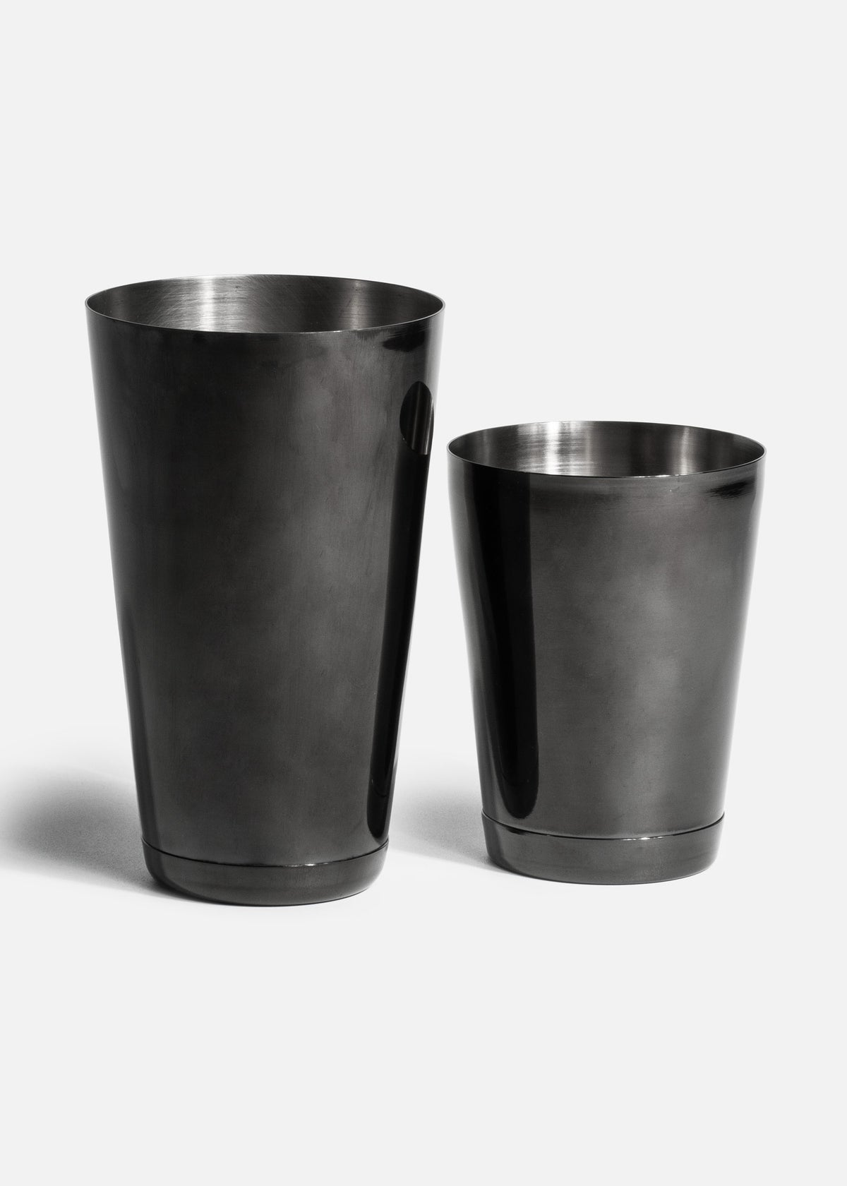 Vasos shaker de acero inoxidable negro Boston. Vaso superior e inferior se venden por separado — imagen de producto