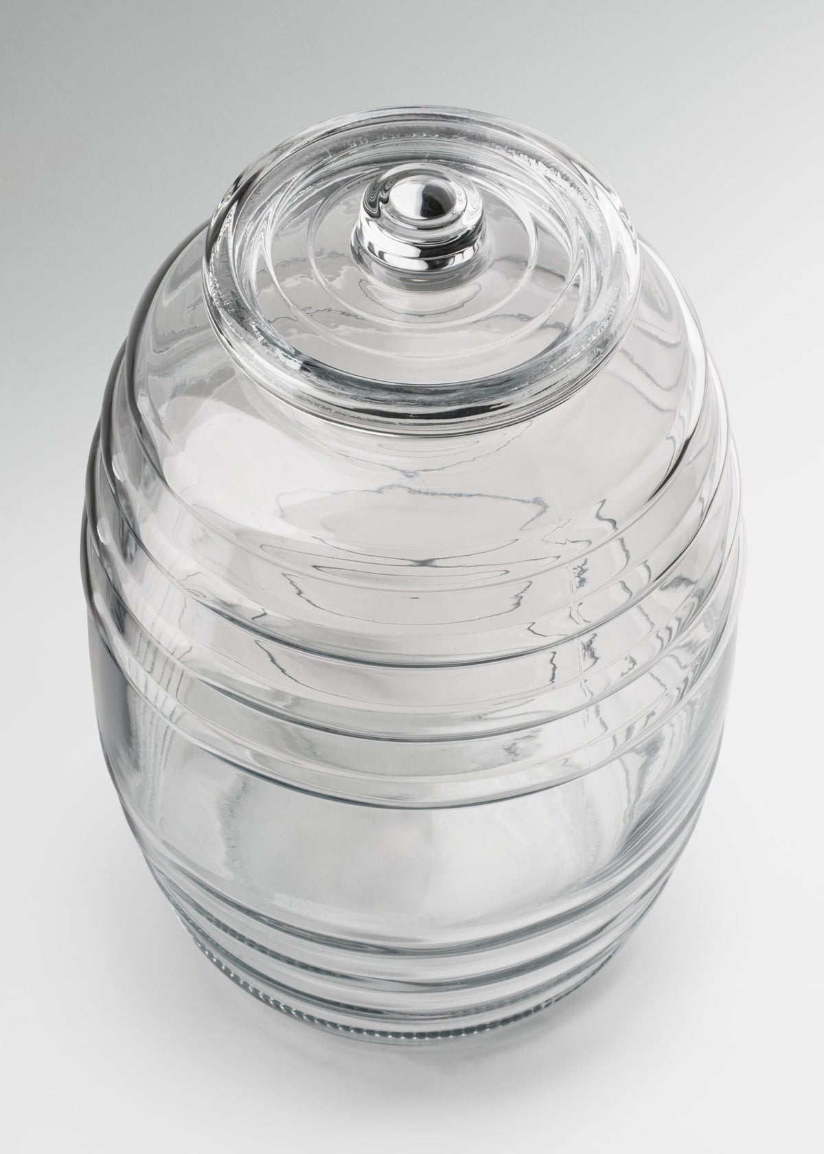 VitroIero de cristal transparente con tapa para bebidas, aguas frescas y almacenamiento 20 L — imagen de producto