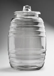 Vitrolero con tapa de vidrio transparente para bebidas, dulces, cereales, botanas y almacenamiento de alimentos 10 L (338 oz) — imagen de producto