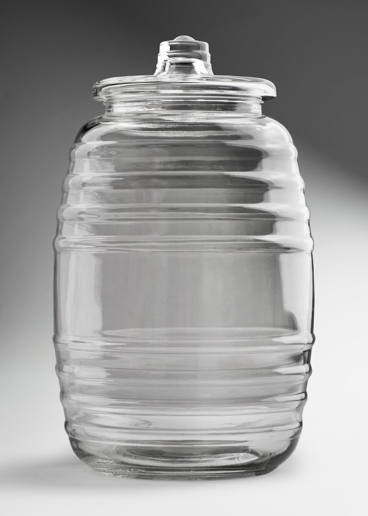 Vitrolero con tapa de vidrio transparente para bebidas, dulces, cereales, botanas y almacenamiento de alimentos 10 L (338 oz) — imagen de producto