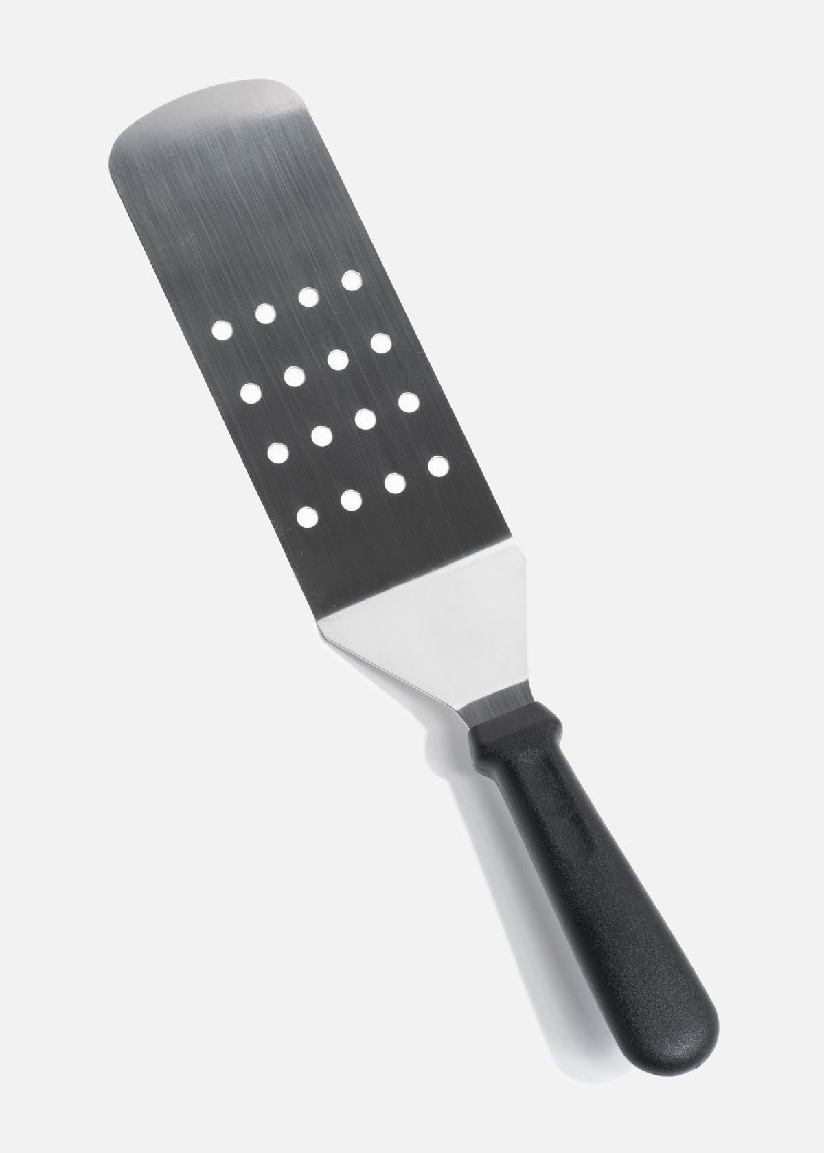Volteador perforado de acero inoxidable plata 20 cm — imagen de producto